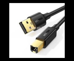 UGREEN USB 2.0 AM to BM Printer Cable 1.5m (Black)