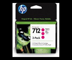 HP 712 3-pack Magenta 29-ml Genuine HP Ink Cartridge 3ED78A