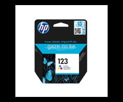 HP 123 Tri-color Ink Cartridge Original, F6V16AE