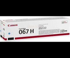 Canon 067 Cyan Toner Cartridge  Yield 1,250 Pages
