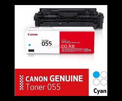 Canon Genuine Toner, Cartridge 055 Cyan page yield 2100